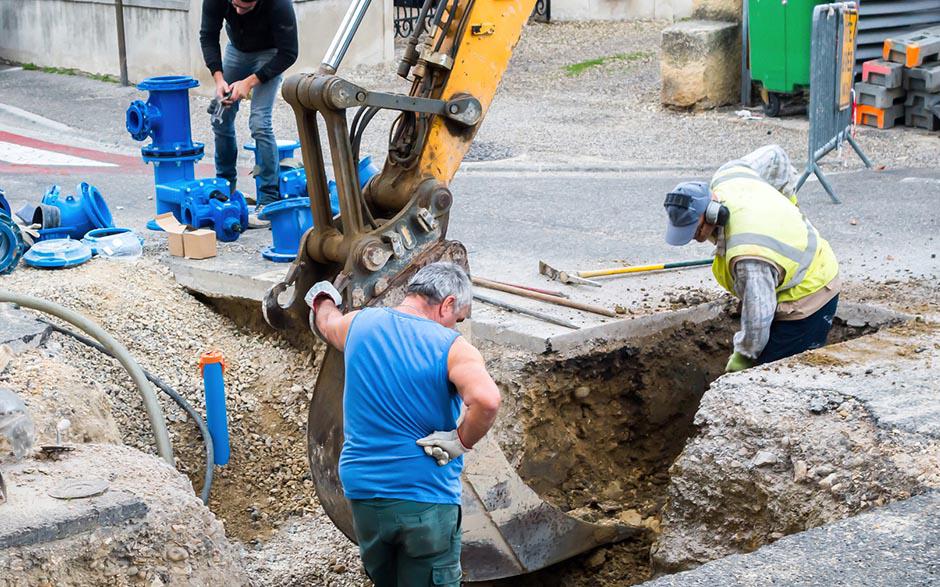 travaux assainissement Dampmart